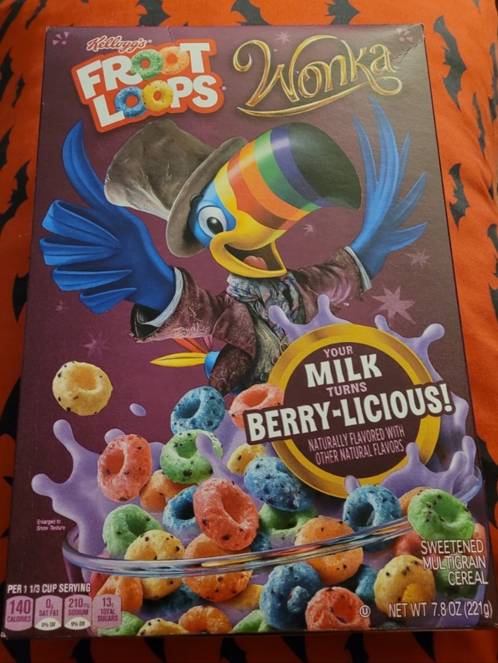 Kellogg's Froot Loops Wonka Berry-Licious Kids Cereal - Multicolor